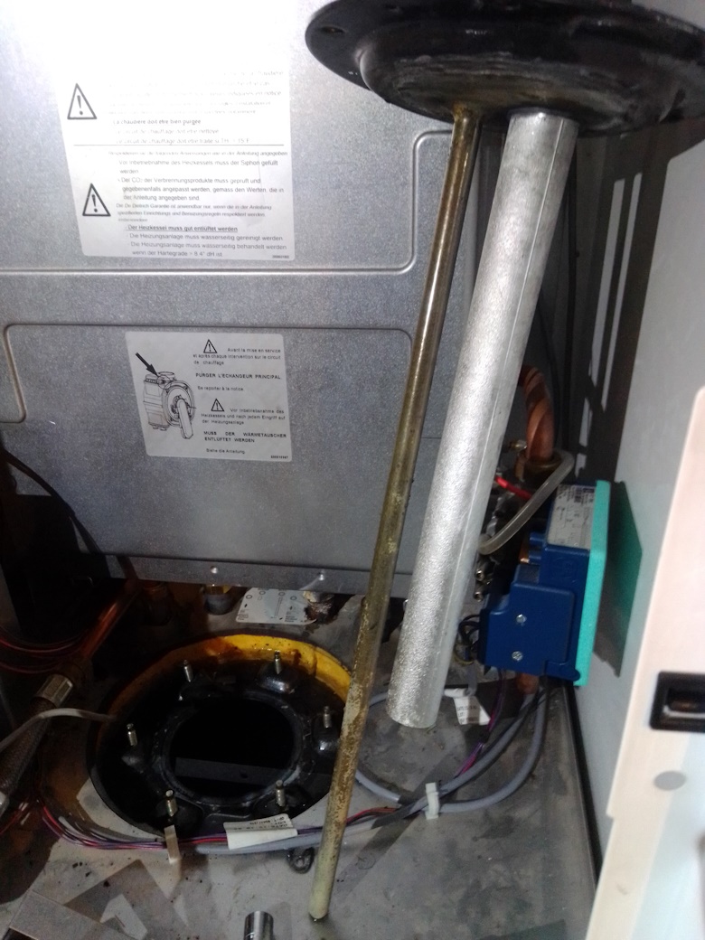 Image d'un remplacement anode